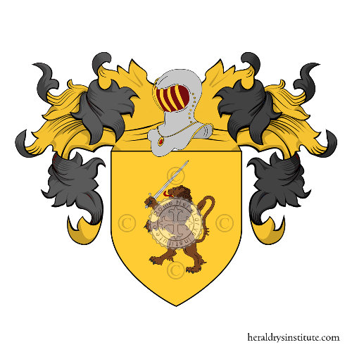 Coat of arms of family Cacio