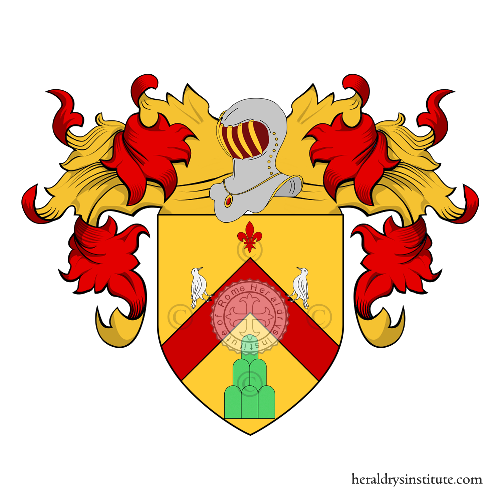 Coat of arms of family Simoni (de o Sterponi) (Pescia,Firenze)