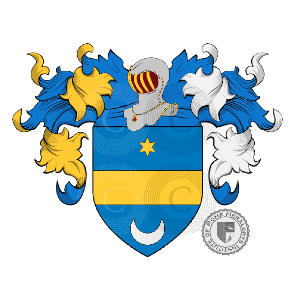 Escudo de la familia Carletti o Carletto (Montepulciano)