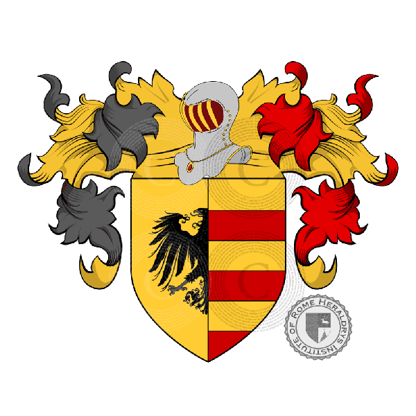 Coat of arms of family Dolfi o di Dolfo (Toscana)