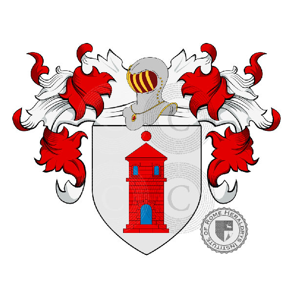 Coat of arms of family Ronchi da Campanile