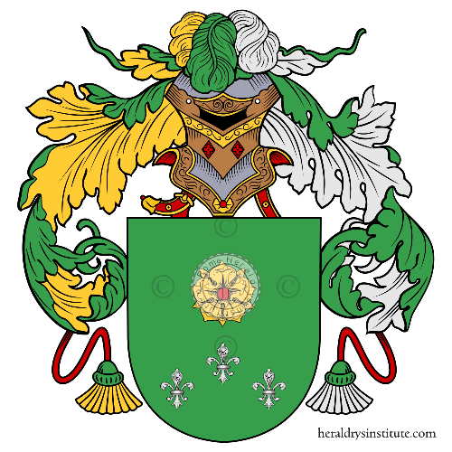 Coat of arms of family De La Rosa