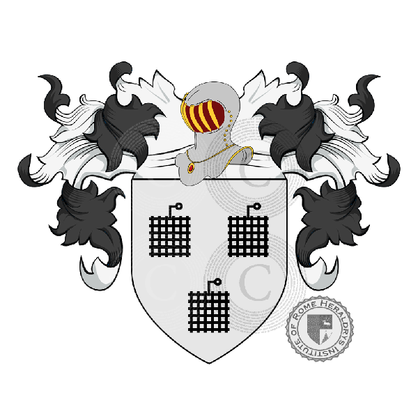 Escudo de la familia Aubier ou Obier (Bretagne)