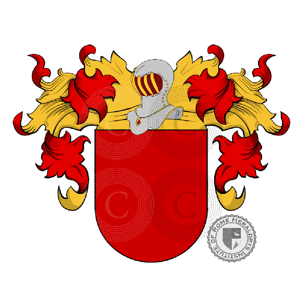 Coat of arms of family Antel   ref: 17184