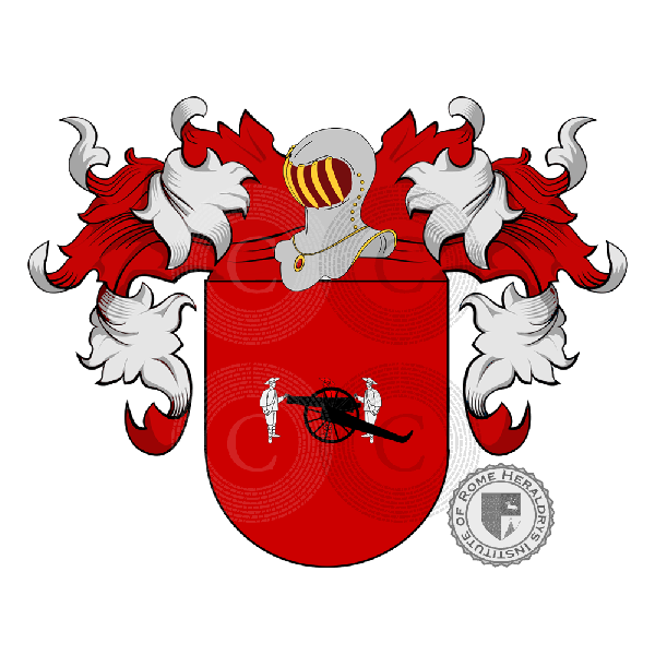 Coat of arms of family Perulero