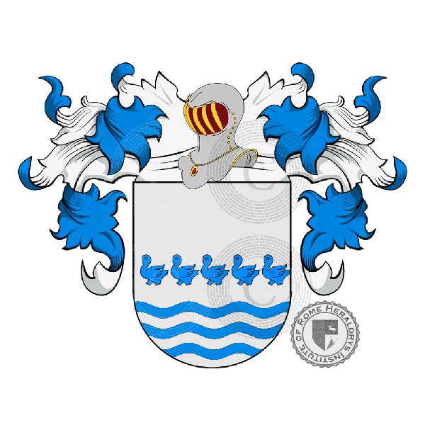 Coat of arms of family Rogel
