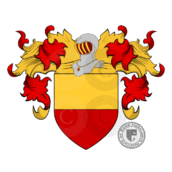 Escudo de la familia Conte o Conti (Sicilia)