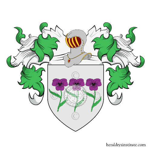 Coat of arms of family Ruis De Vega