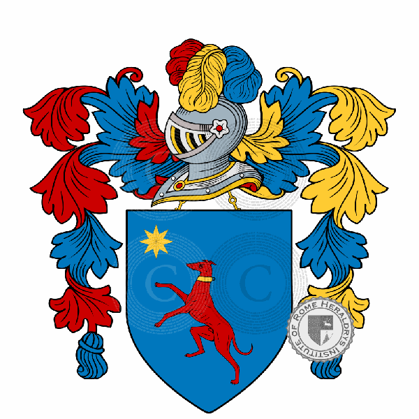 Coat of arms of family Canucci