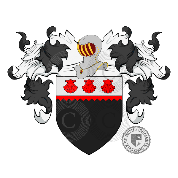 Coat of arms of family Delie