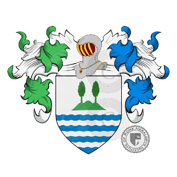 Coat of arms of family Mariso