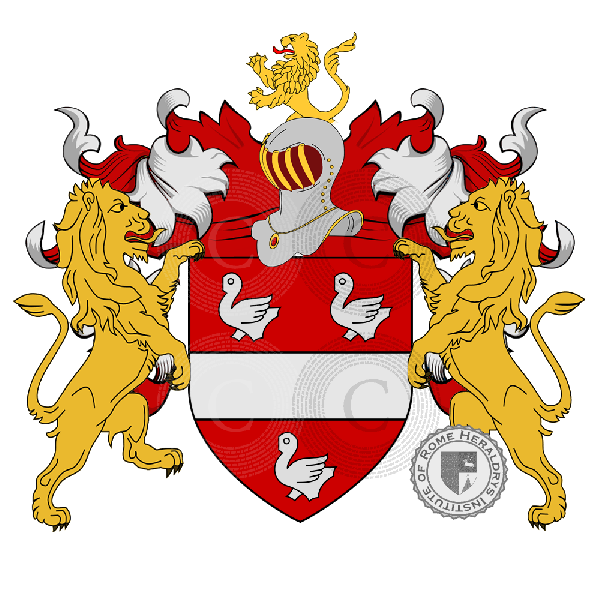 Coat of arms of family Ales De Corbet