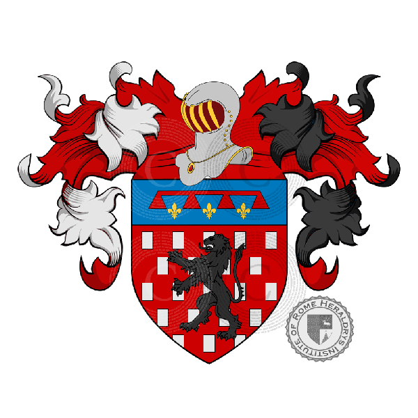 Coat of arms of family Zefferini
