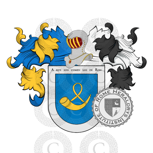 Coat of arms of family Ron