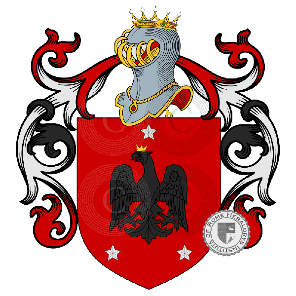 Coat of arms of family Salvadori Paleotti