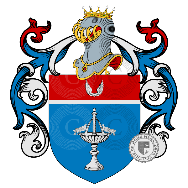Coat of arms of family Fontana