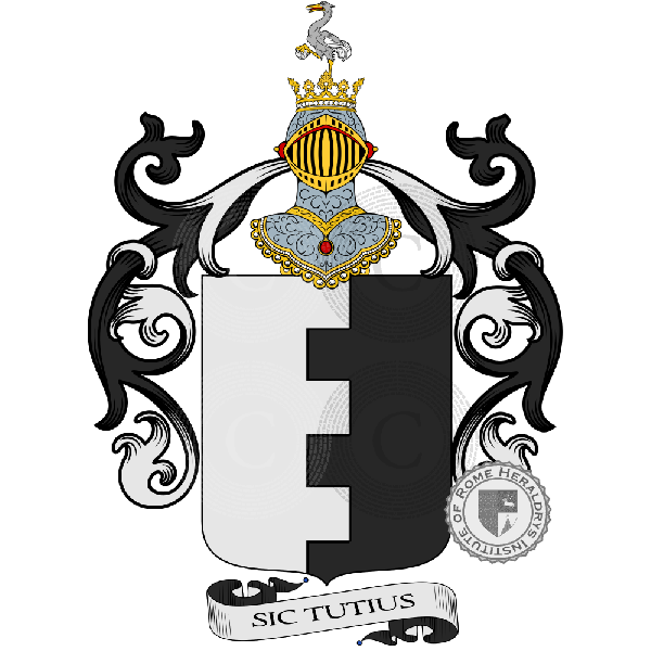 Coat of arms of family Gregorio Seu De Gregorio