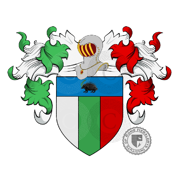 Coat of arms of family Parizzi