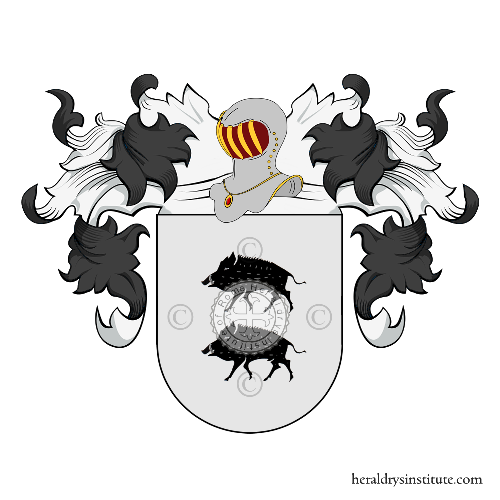 Coat of arms of family Lecaros