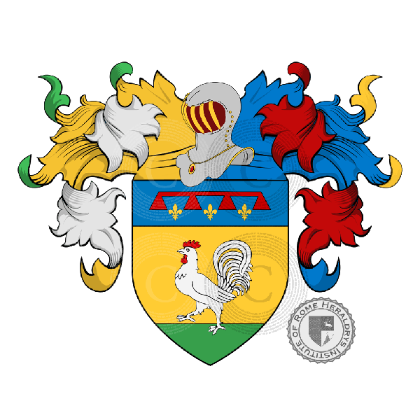 Coat of arms of family Galassi