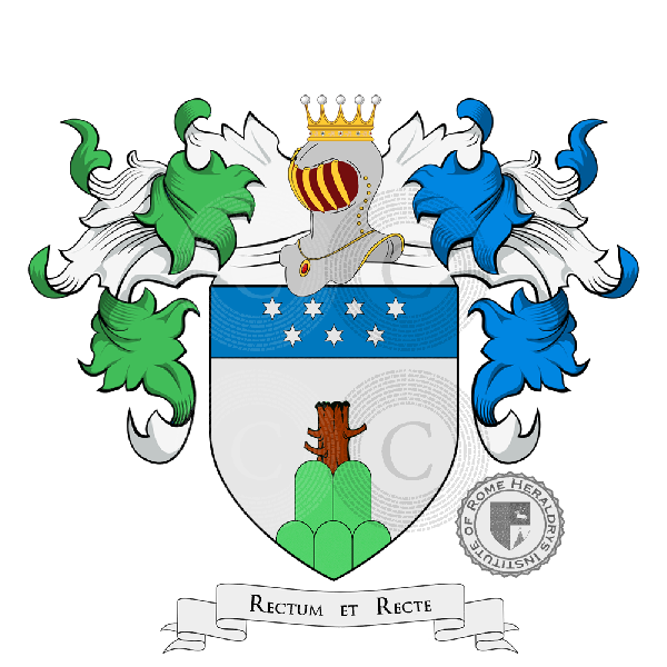 Coat of arms of family Cavazzoni