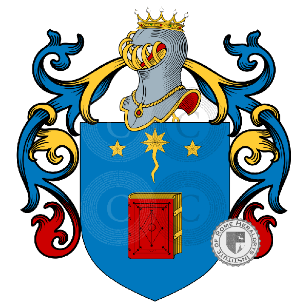 Coat of arms of family Bergamini