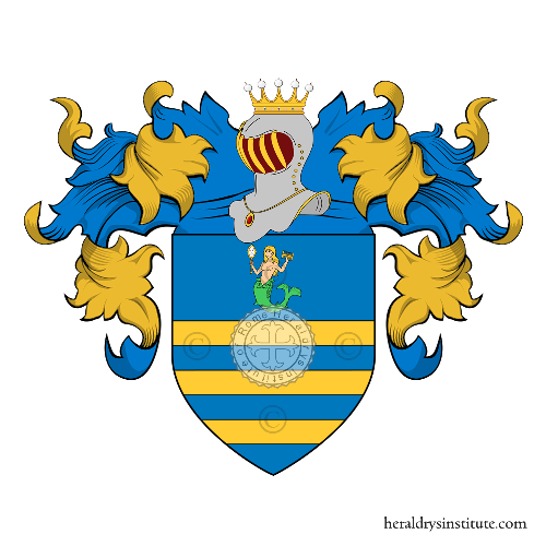 Coat of arms of family Barra   ref: 18288