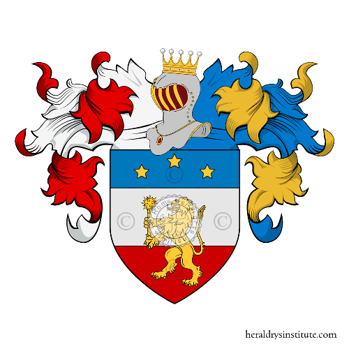 Coat of arms of family Mazzotti Rine