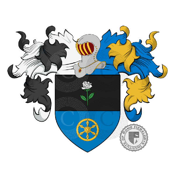 Coat of arms of family Bertinati