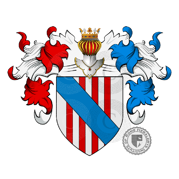Coat of arms of family Paternò   ref: 18630