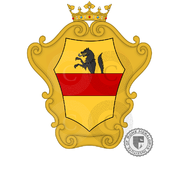 Coat of arms of family Forti