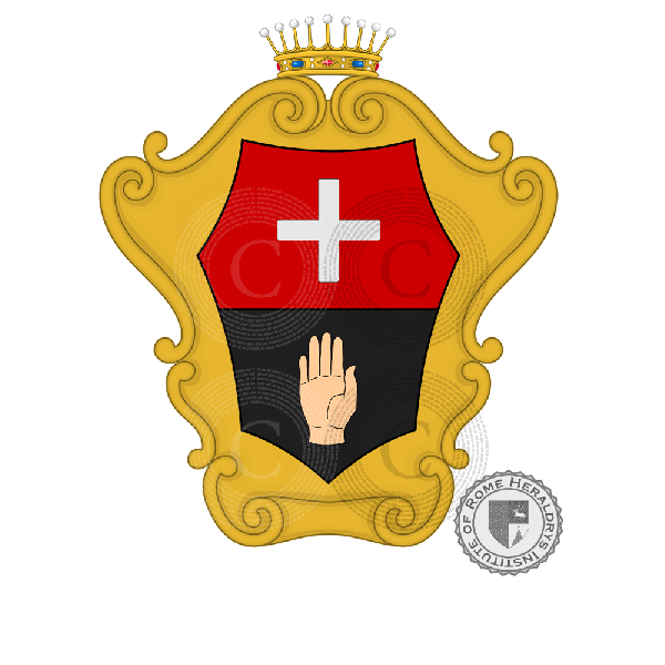 Coat of arms of family Dondonini Bassani
