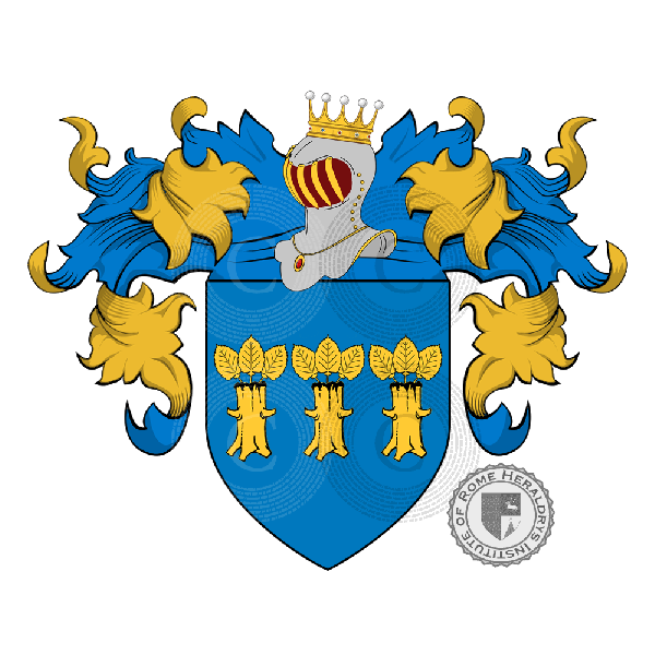 Coat of arms of family Tracconaglia