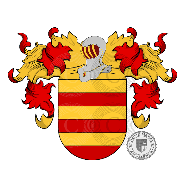 Coat of arms of family Sandín