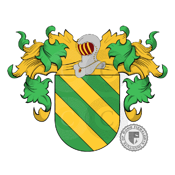 Coat of arms of family Fernández De Lara