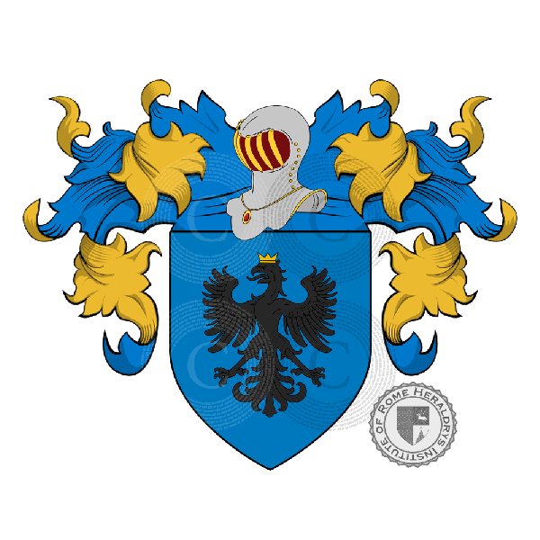 Coat of arms of family Acquarone