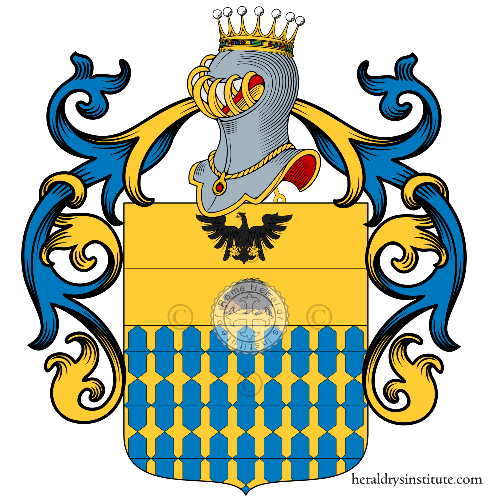Coat of arms of family Rizzolo, Riccioli, Rizzo, Riccio, Rizzoli