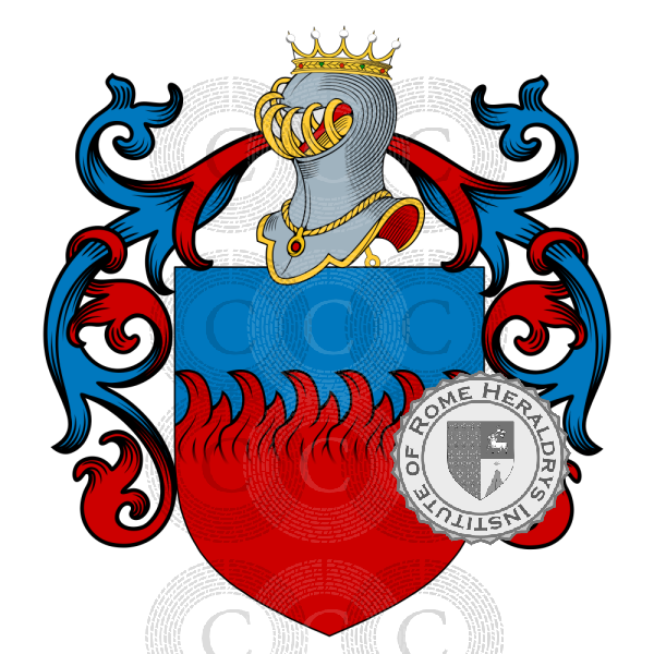 Coat of arms of family Russo