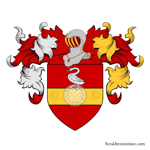 Coat of arms of family Alba   ref: 19202