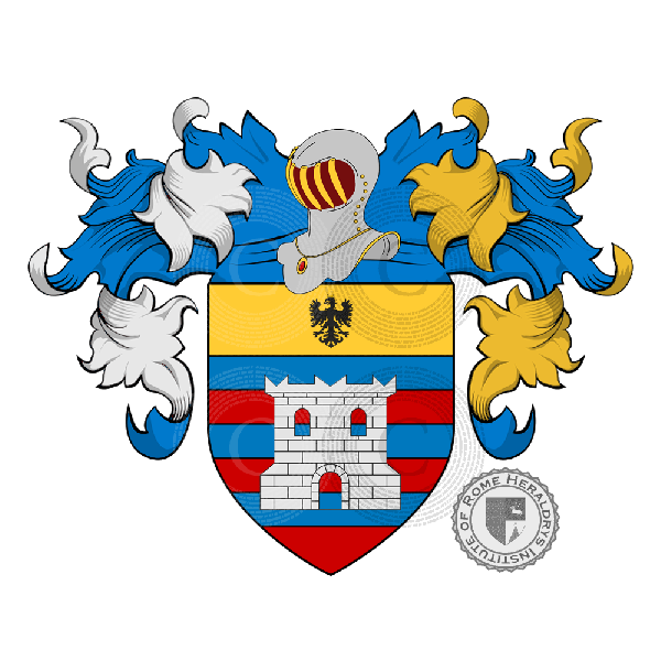 Coat of arms of family Santini