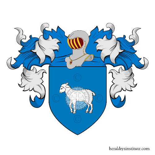 Coat of arms of family Angioi
