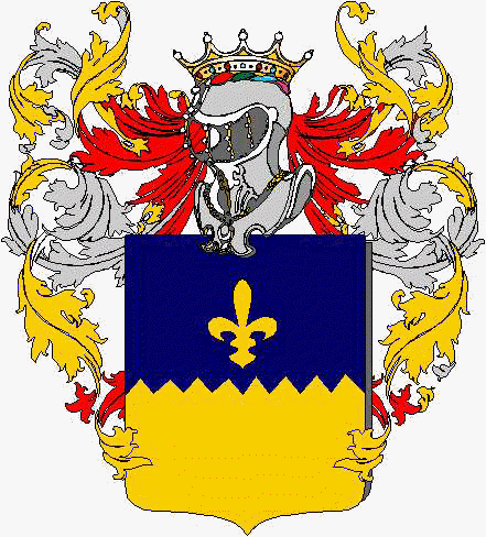 Coat of arms of family Cesarei Rossi Leoni