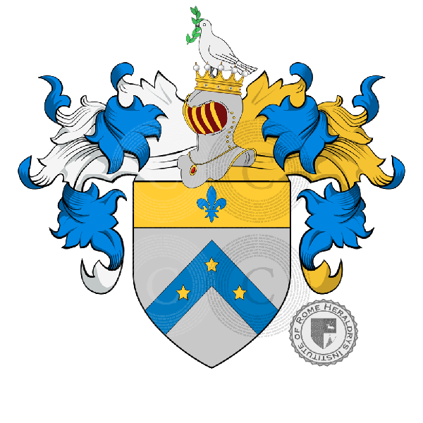 Coat of arms of family Angiono