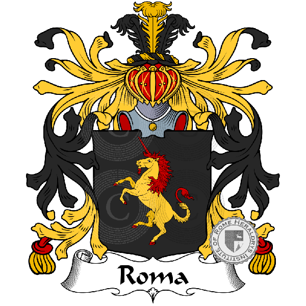 Escudo de la familia Roma