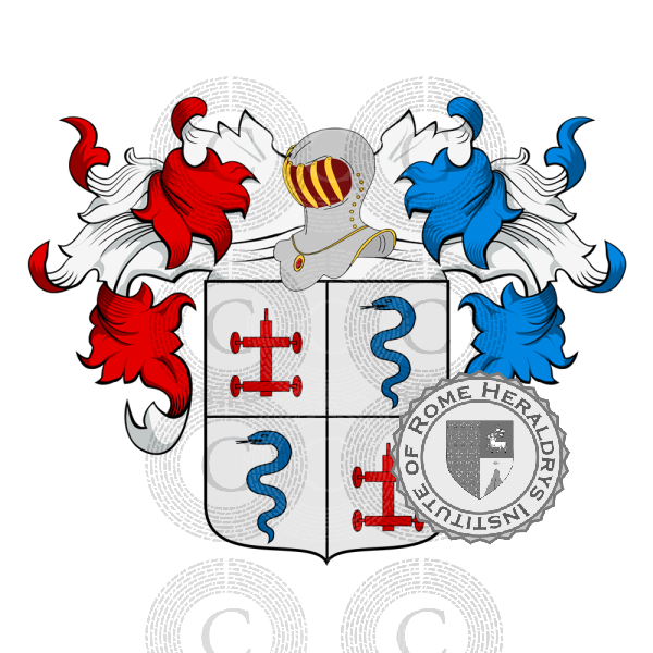 Escudo de la familia Carraresi