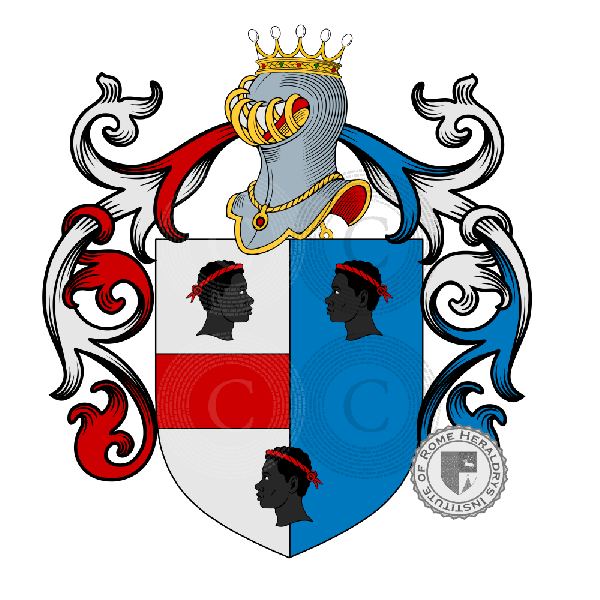 Coat of arms of family Negrina