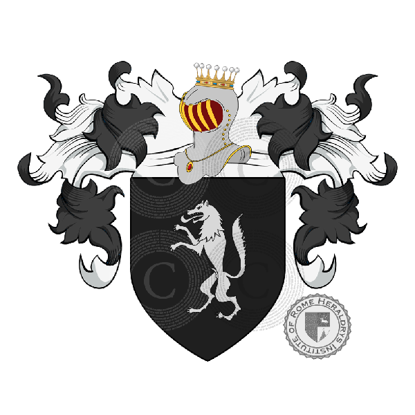 Coat of arms of family Hager   ref: 19605