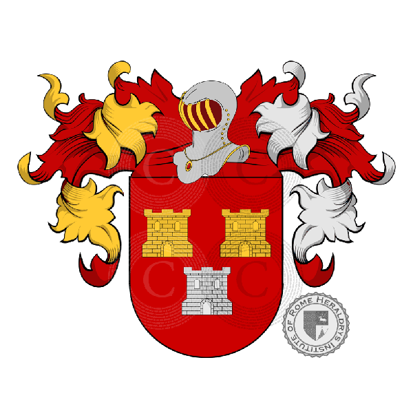 Coat of arms of family Amorin   ref: 19651