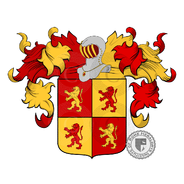 Coat of arms of family Canali   ref: 19784