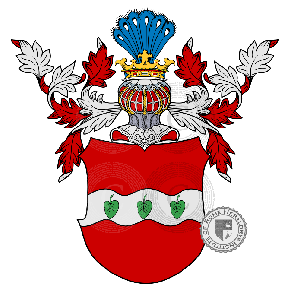 Coat of arms of family Bernstorff   ref: 19815